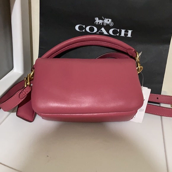 Coach Tabby shoulder bag 18  Rouge pillow  leather - Picture 4 of 13